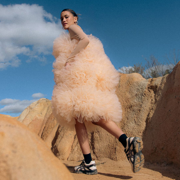 Asics x Finesse GEL-Cumulus 16 onfeet