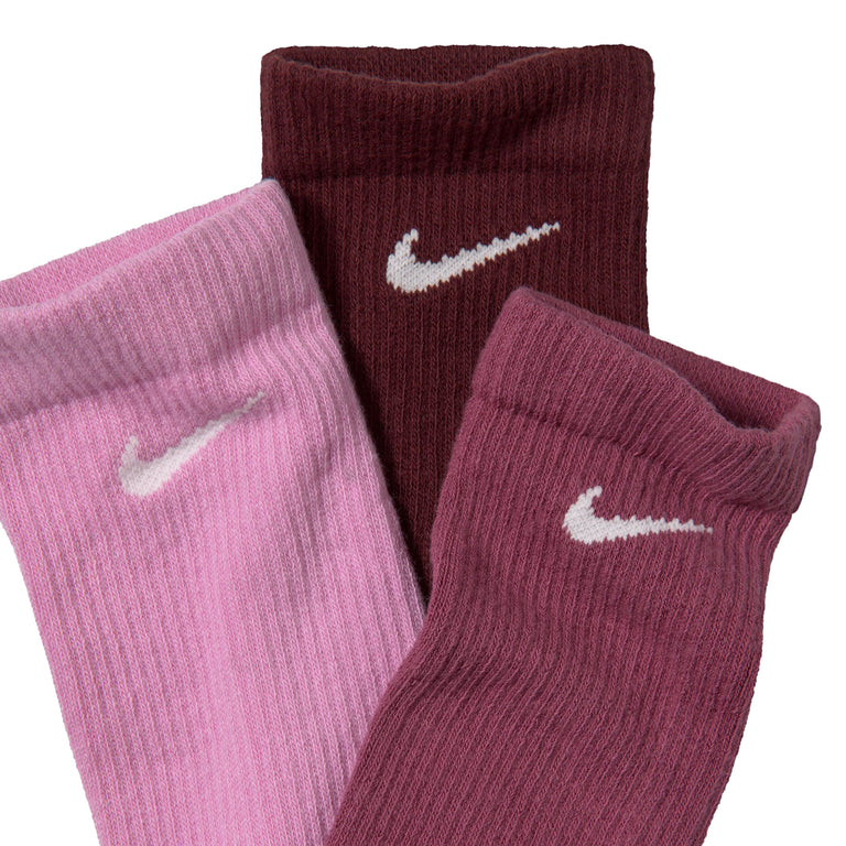 Nike	Everyday Elevated Crew Socks 3-Pack - S / Red / Multi - 3
