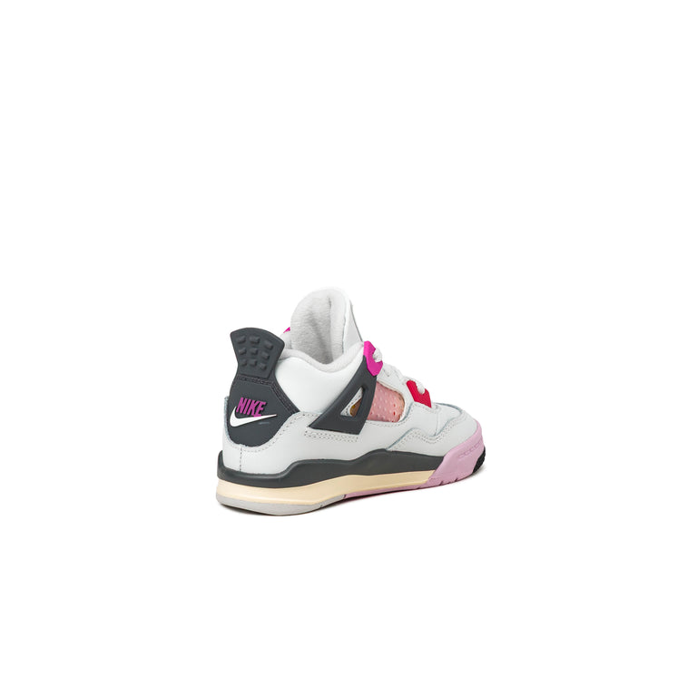 Nike Air Jordan 4 Retro *Comic* *TD* - 24 / Off White / Fire Pink / Anthraricte - 3
