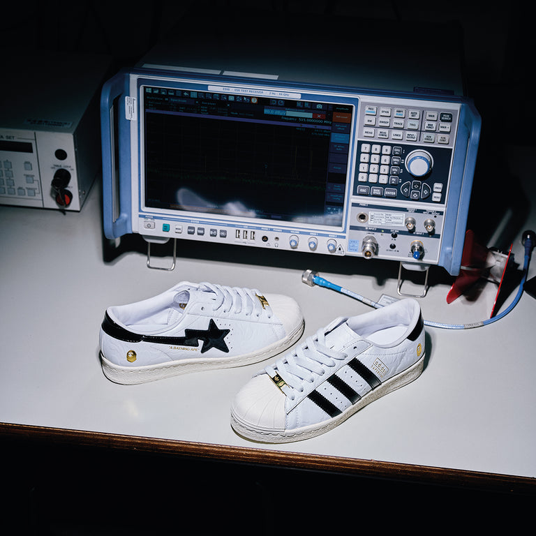 Adidas x BAPE SSTR onfeet