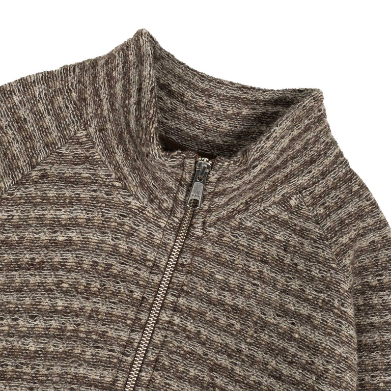 mfpen Leisure Zip Up - XL / Shredded Brown Stripe - 2