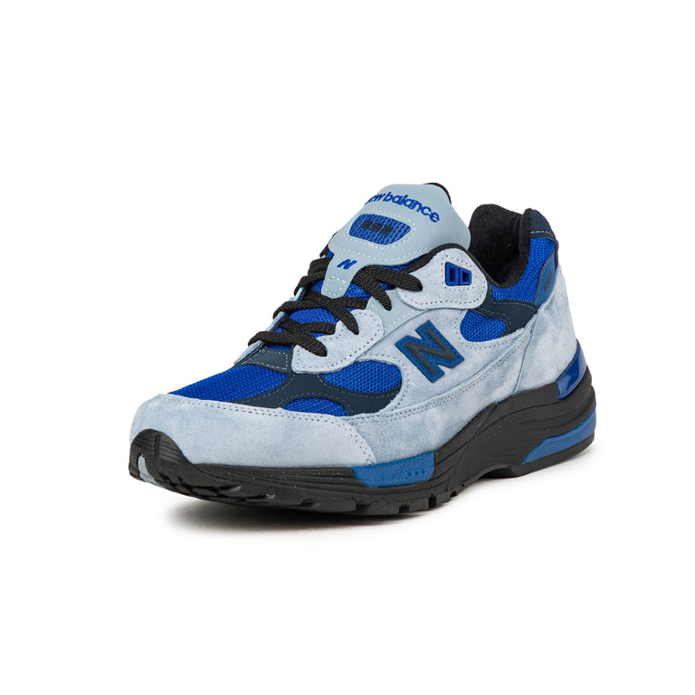 New Balance 992 *Made in USA* - 41.5 / Light Arctic Grey / Black / Blue Gemstone - 2
