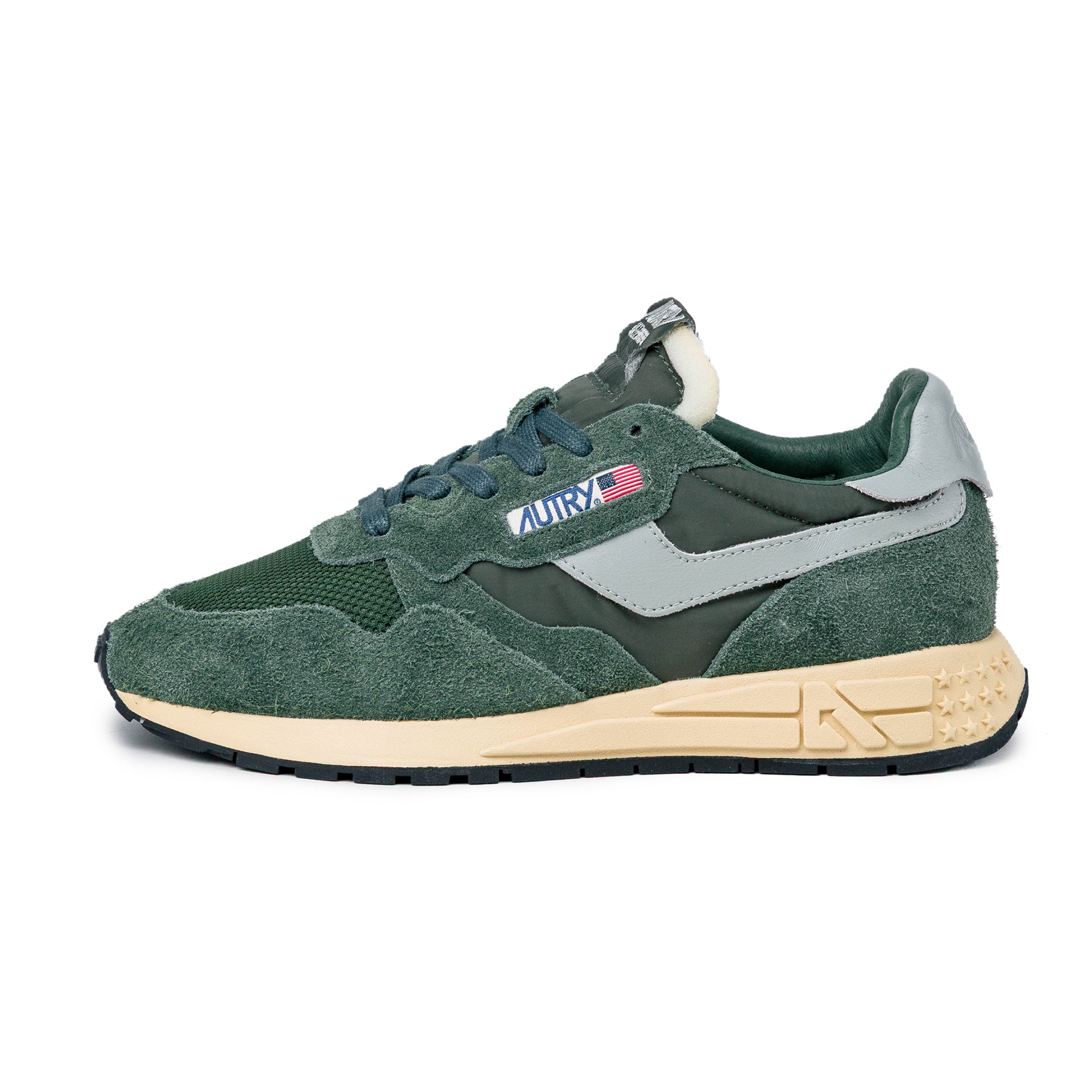 Autry Reelwind Low *Nylon / Cracked Leather* Sneaker » Buy online now!