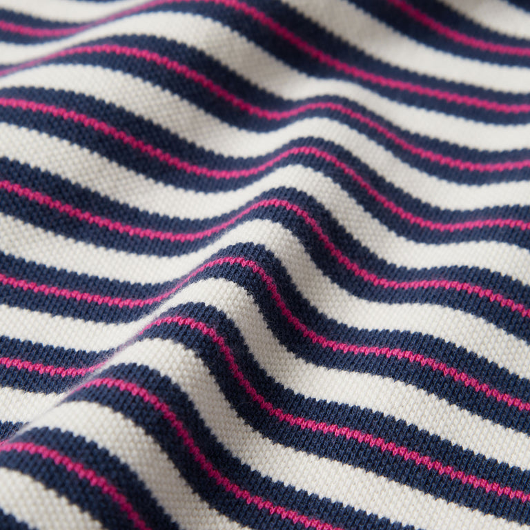 By Parra Flag Striper Polo Shirt - XXL / Purple / Pink - 6
