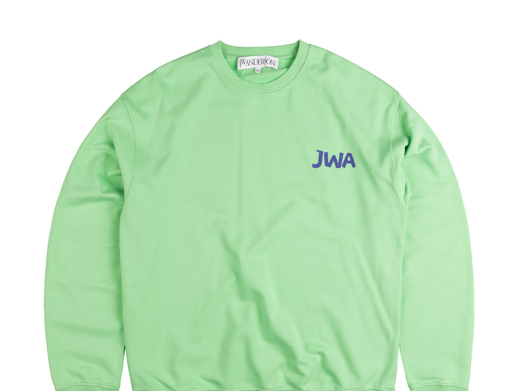 【JW ANDERSON】Print Layered Sweatshirt/全国送料無料 JW Anderson Blue All-Over People Print Sweatshirt JW Anderson