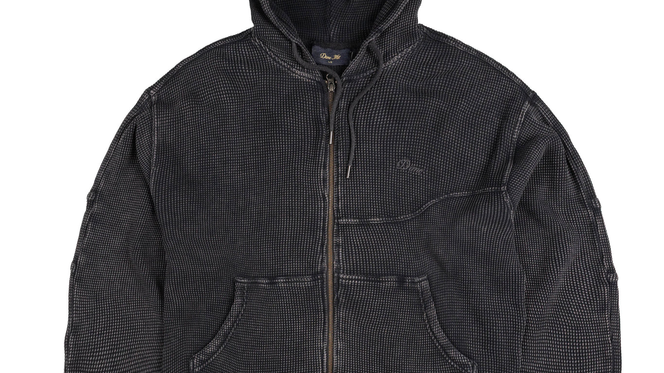 【関税込み】Dime グレー Premium Waffle ジップフーディ Dime Premium Waffle Zip Hoodie | Apparel » Buy online now!