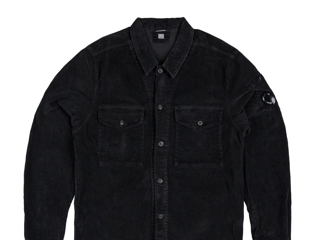 Tシャツ・カットソー C.P. Company Black stretch corduroy shirt C.P. Company Stretch Corduroy Shirt - Black | Garmentory
