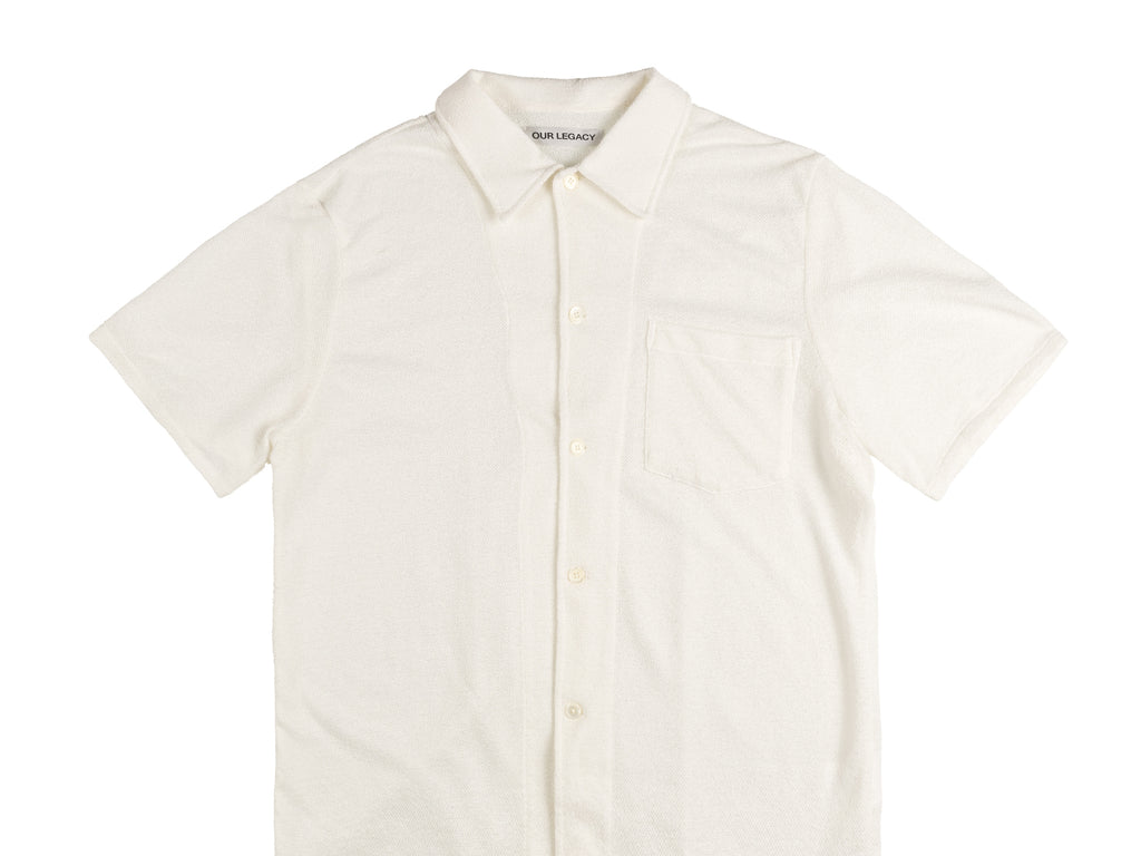 Our Legacy Our Legacy 1950'S SHIRT WHITE LEMON COTTON LINEN