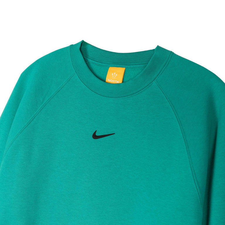 Nike x Nocta Fleece CS Crew - XXL / Neptune Green / Black - 3
