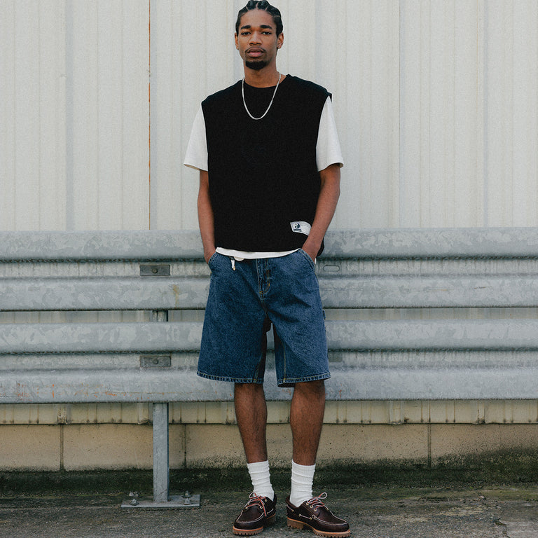 Asphaltgold Together Forever - Sweater Vest onfeet