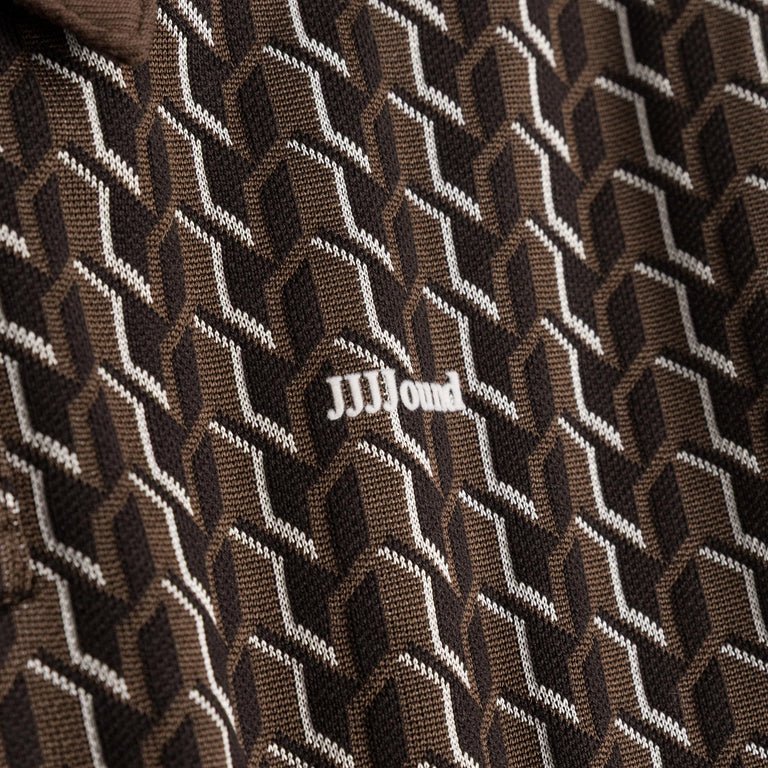 Puma x JJJJound T7 Longsleeve Polo - XL / Chocolat - 3
