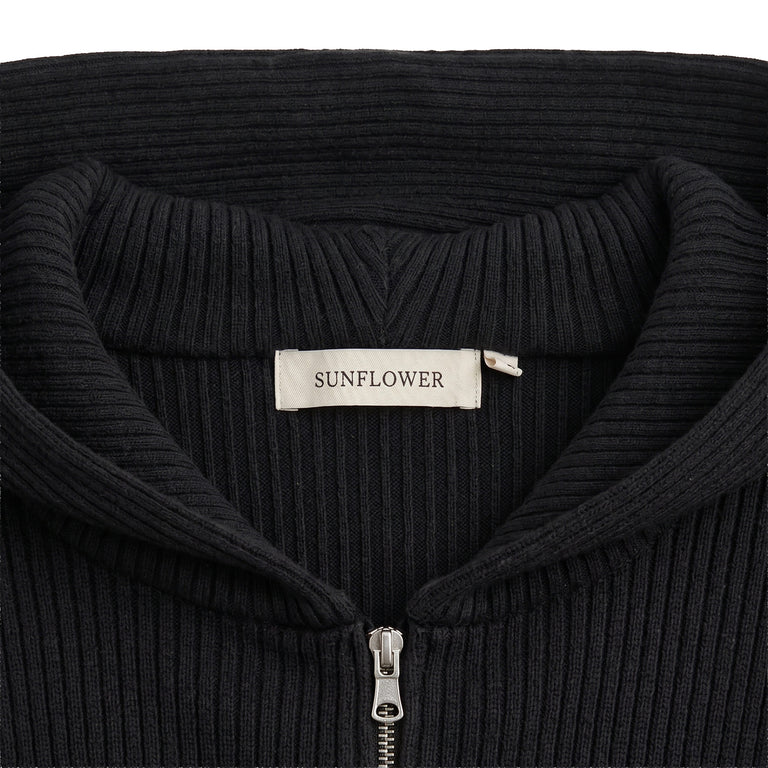 Sunflower Rib Zip Sweat - M / Black - 2