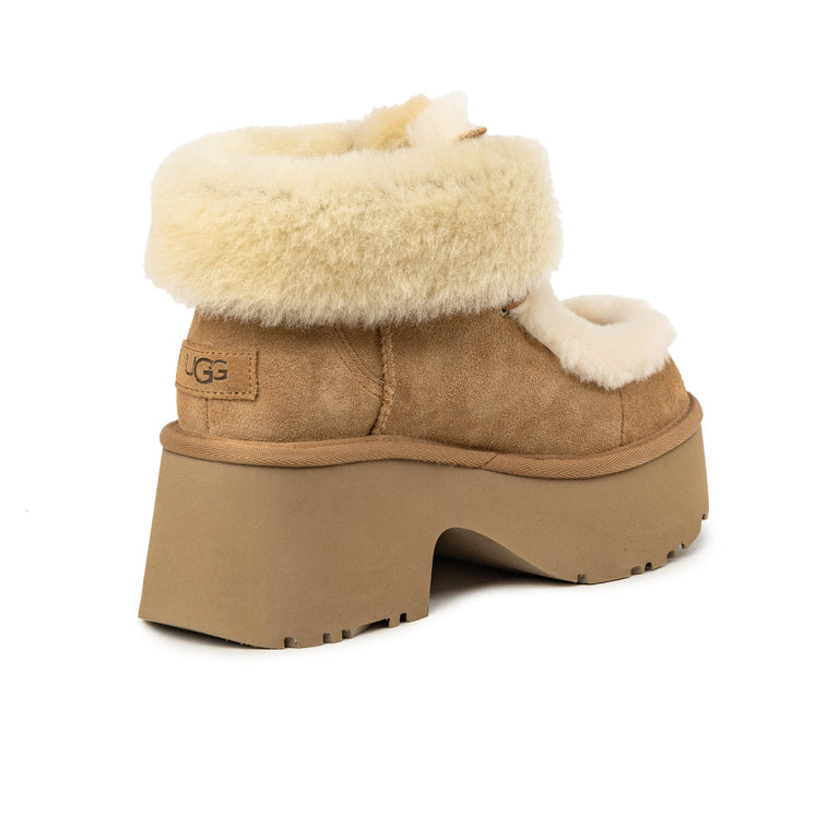 Ugg Wmns Esmee Lace Up - 42 / Chestnut - 3
