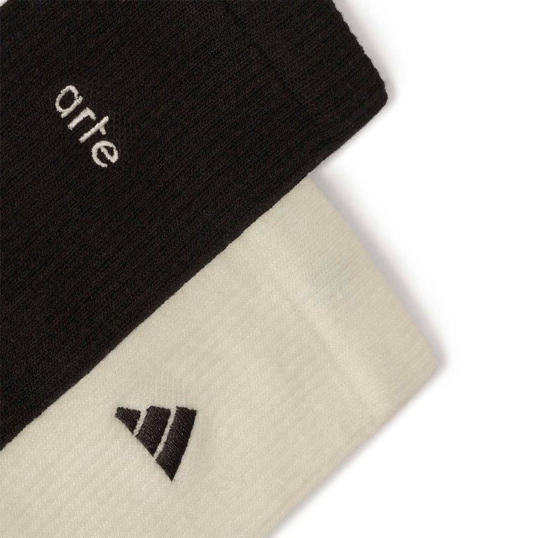 Adidas	x Arte Antwerp Socks 2-Pack - XL / Black / Off White - 2