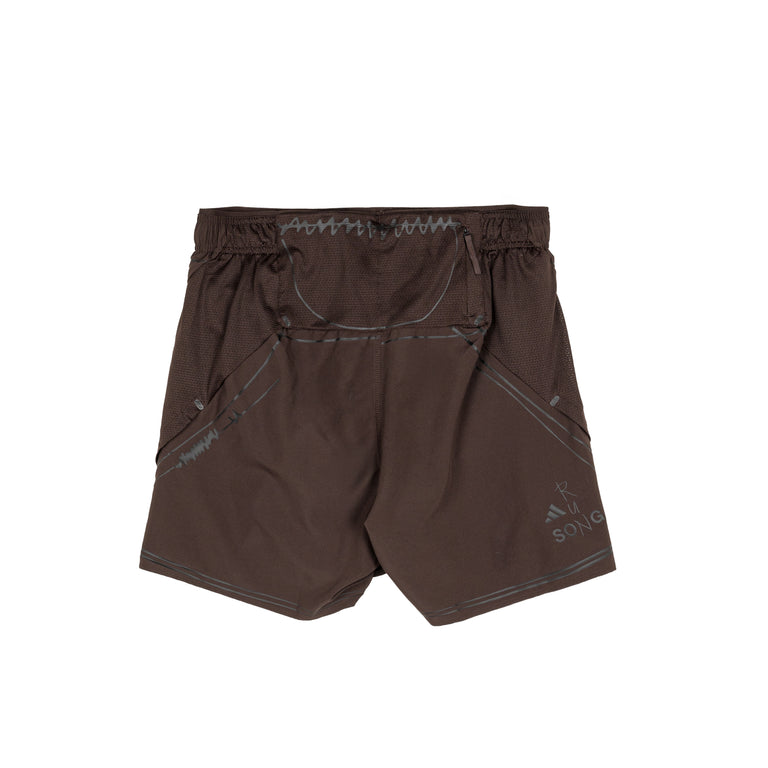 Adidas	x Song for the Mute Adi365 Running Shorts - L / Aurora Coffee - 2