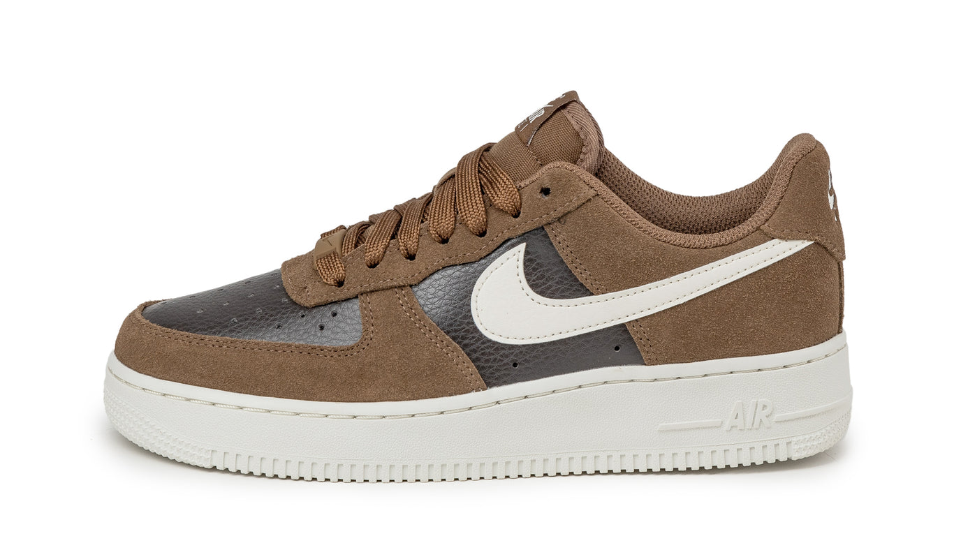 brown white air force 1