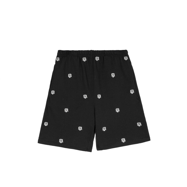 CHITO International Allover Finesse Embroidered Sweat Short - XL / Black
