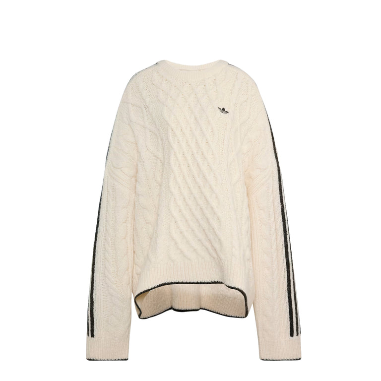 Adidas	Wmns Cableknit Sweater - 1
