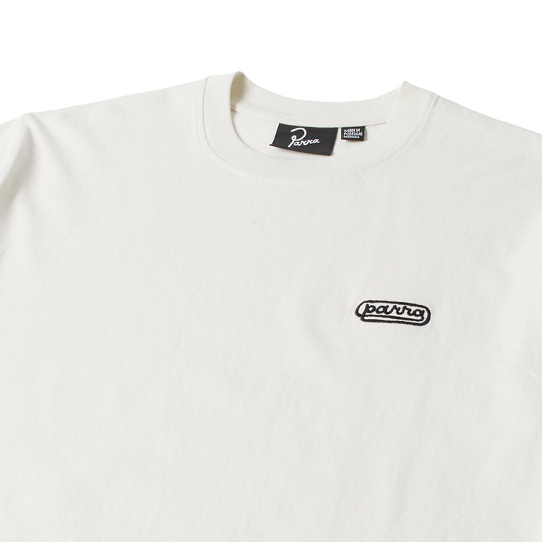 By Parra Wrapped Around Logo T-Shirt - XXL / Dirty White - 2