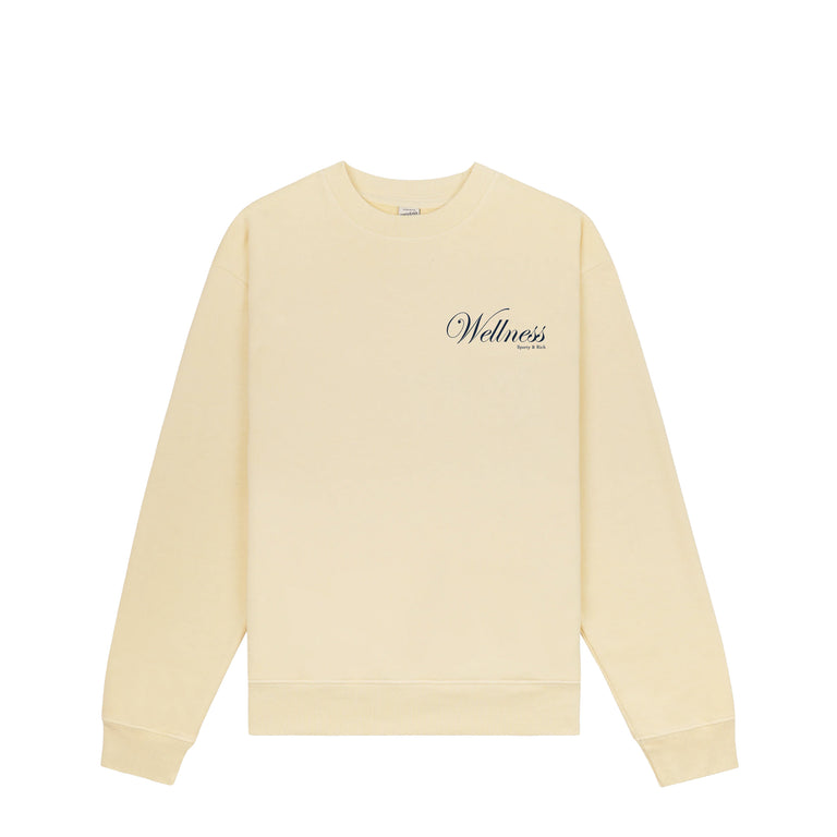 Sporty & Rich Avenue Crewneck - XL / Almond / Navy - 2