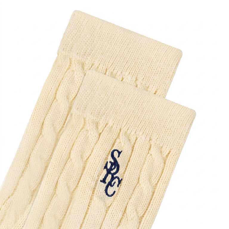 Sporty & Rich SRC Cableknit Socks - 2