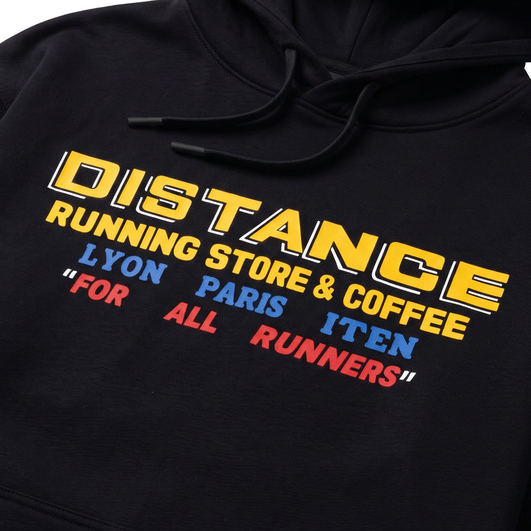 Asics x Distance Comfort LS Hoodie - XL / Performance Black - 2
