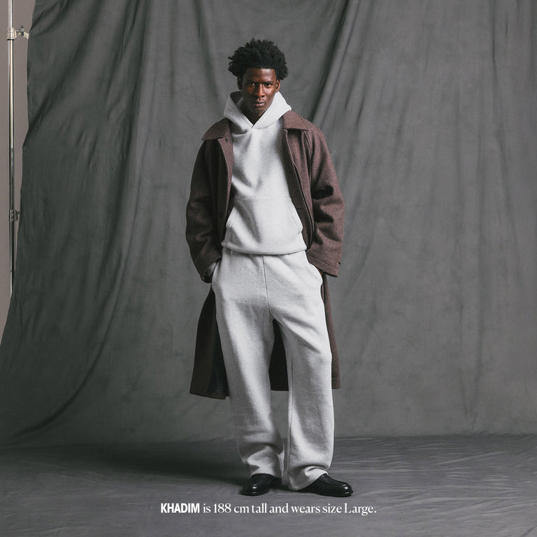 Asphaltgold Essential Hoodie (Heather Grey) onfeet