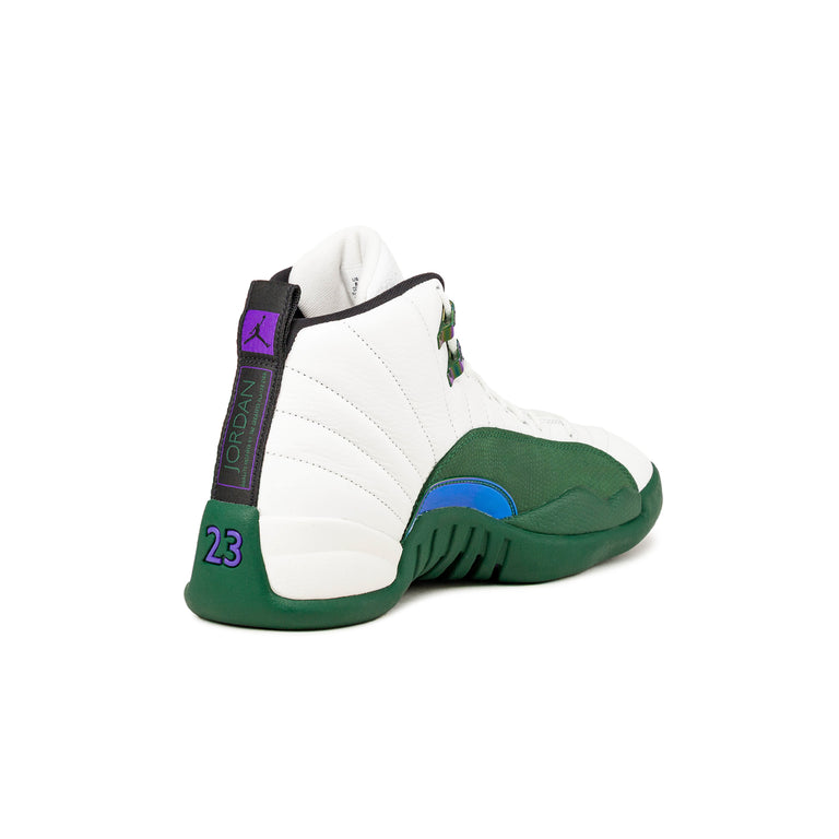 Nike Air Jordan 12 Retro *Bucks* - 40.5 / Summit White / Gorge Green / Black / Fierce Purple - 3