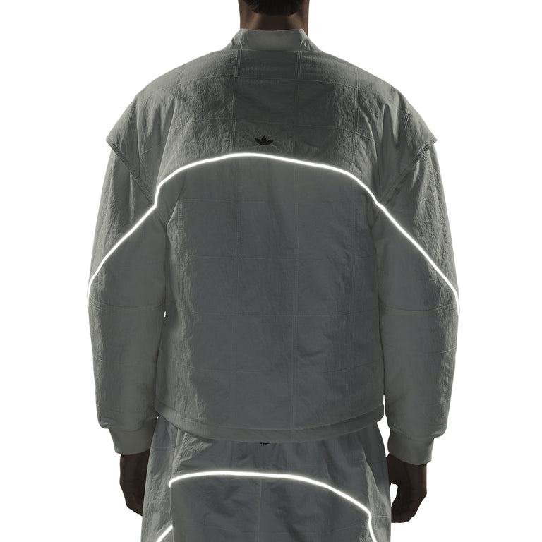 Adidas Motor Ave Racer Jacket - L / Off White - 9
