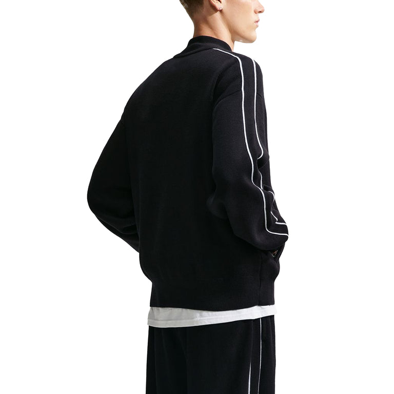 Nike	Club Knit Track Jacket - XXL / Black / White / White - 4
