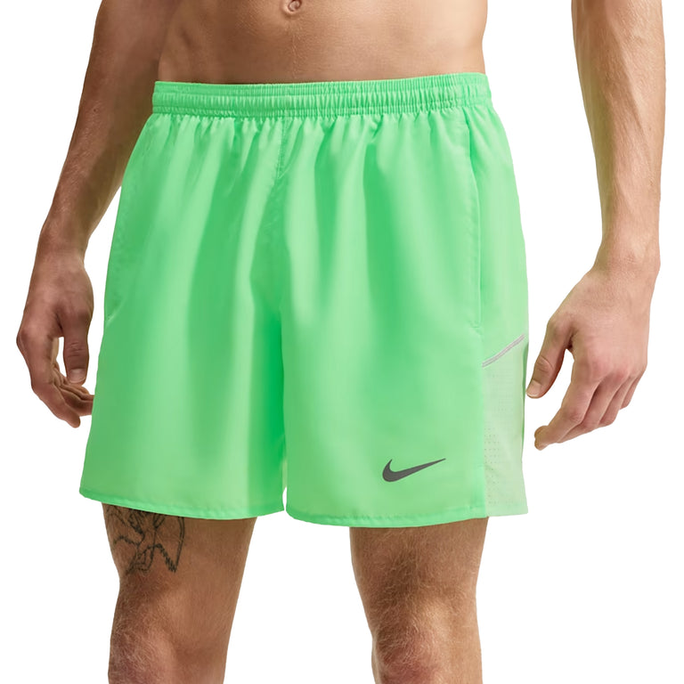 Nike	Miler Dri-Fit 2-In-1 5" Running Shorts - XXL / Illusion Green / Reflective Silve - 3
