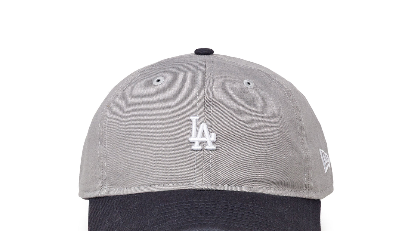 新品未使用　ニューエラ　9TWENTY Dodgers CAP グレーC New Era Los Angeles Dodgers Mini Washed Contrast 9Twenty Cap