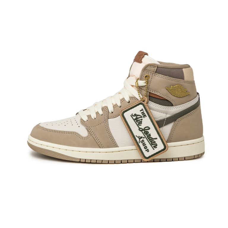 Nike Wmns Air Jordan 1 Retro High OG *Khaki* - 38.5 / Khaki / Multi Color / Sail / Cargo Khaki
