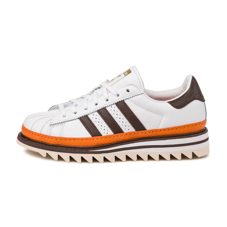 Adidas x Clot by Edison Chen Superstar Sawtooth - 36 / Footwear White / Coffee / Uniora
