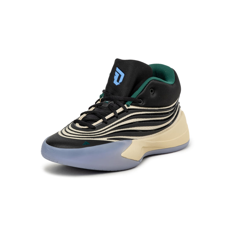 Adidas Dame X - 47 1/3 / Core Black / Warm Vanilla / Blue Burst - 2
