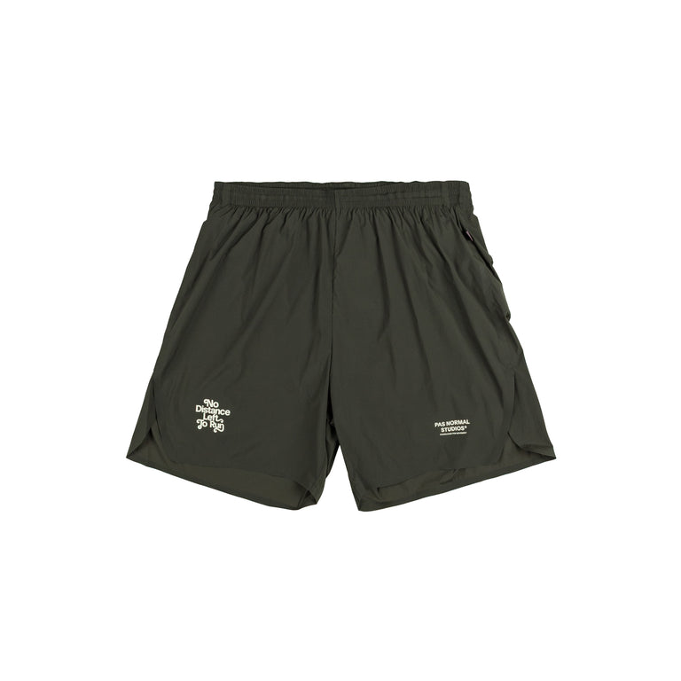 Pas Normal Studios Balance Shorts *No Distance Left To Run* - M / Dark Olive
