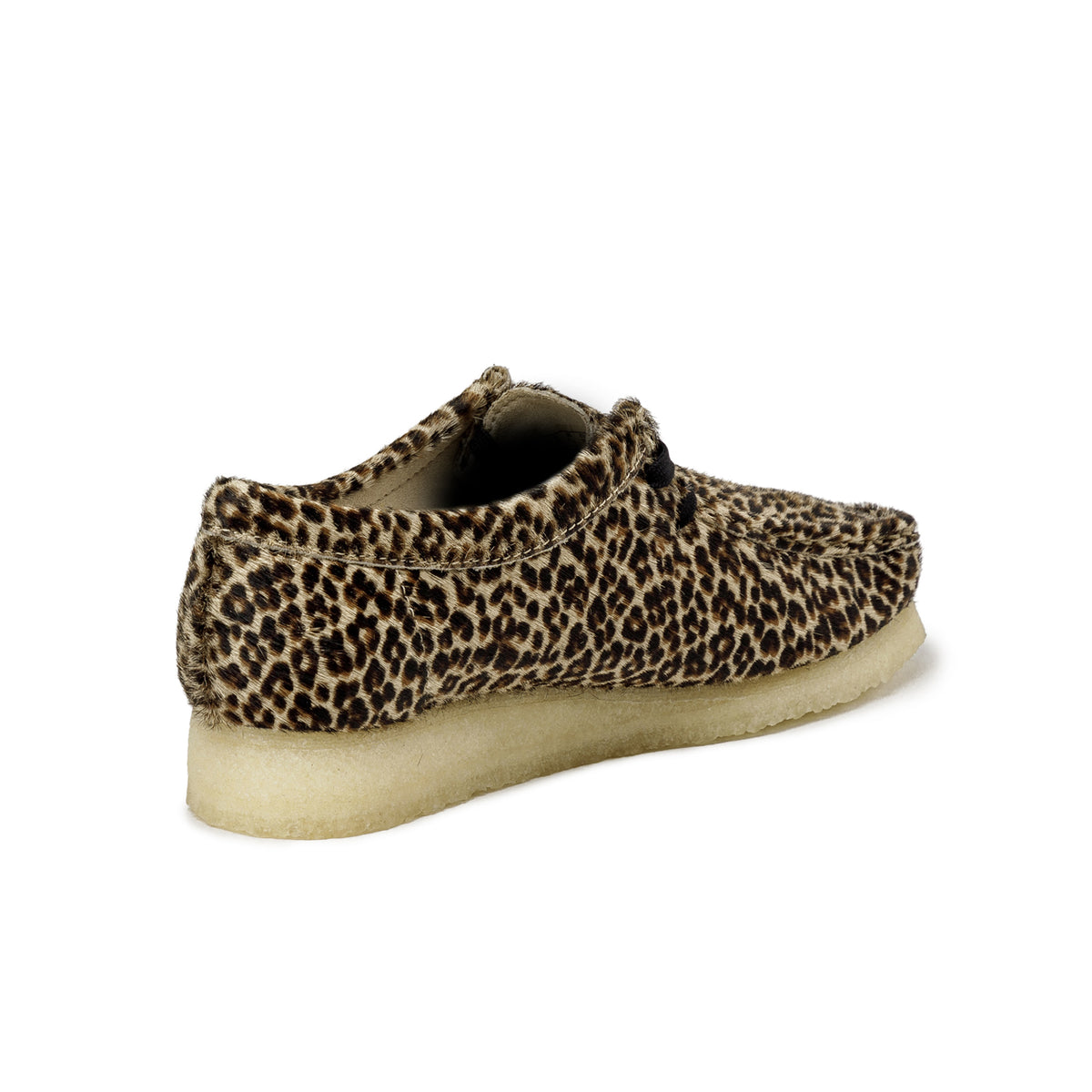 clarks leopard print wallabees