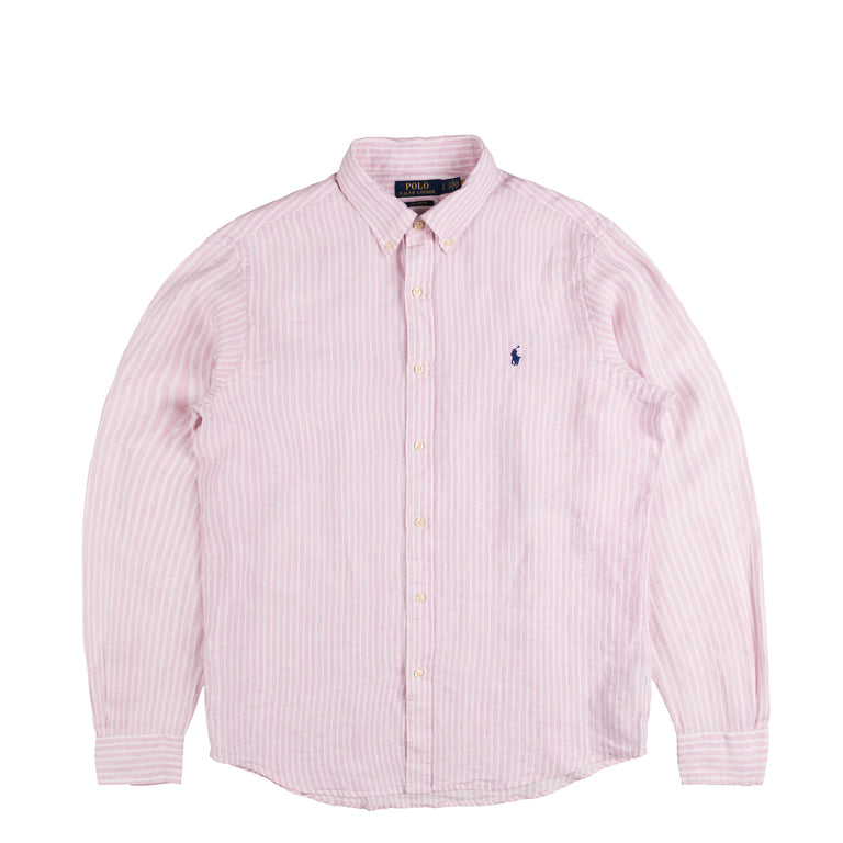 Polo Ralph Lauren Custom Fit Striped Linen Shirt