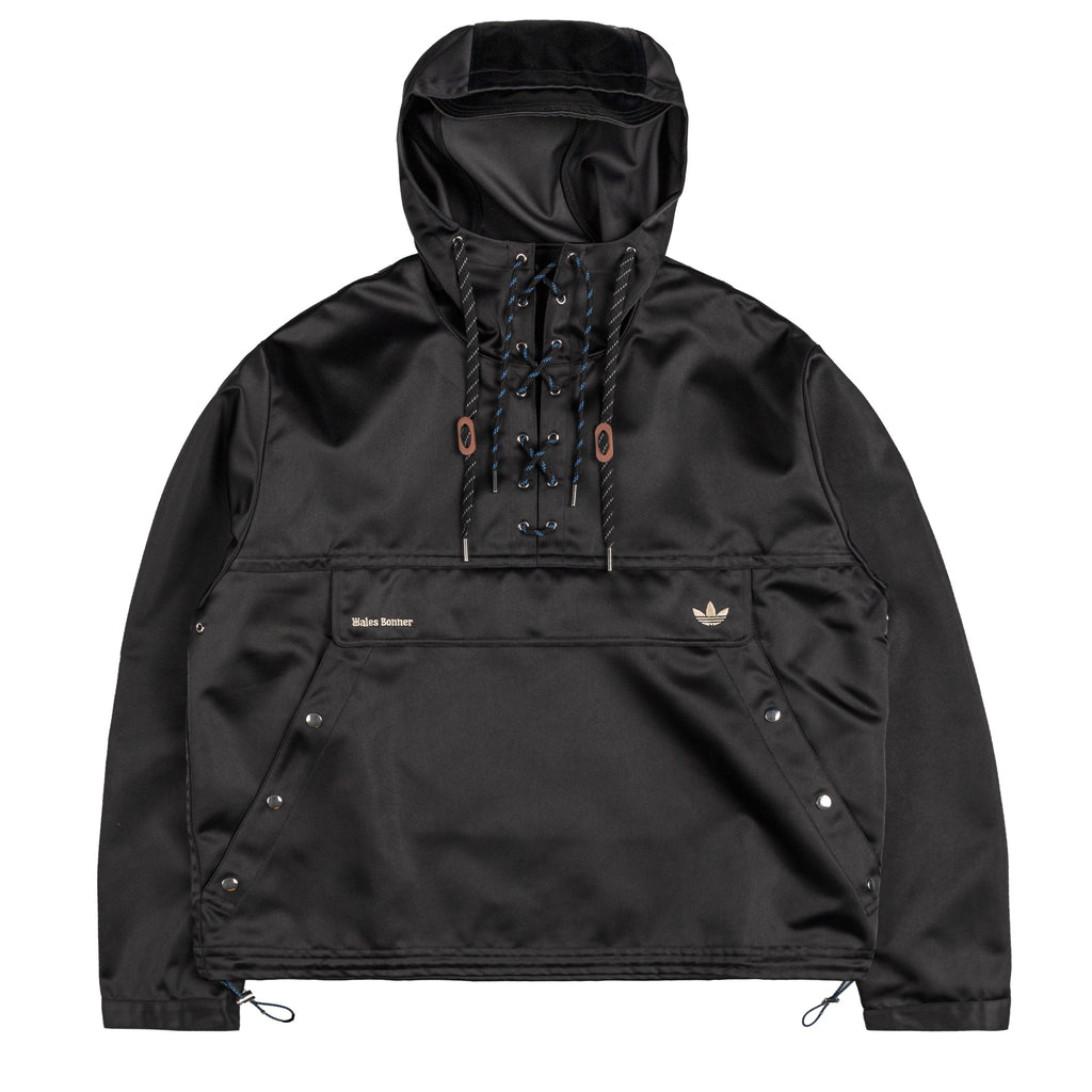 【関税込み】Wales Bonner ブラック Tide トラックジャケット Black Tide Track Jacket by Wales Bonner on Sale