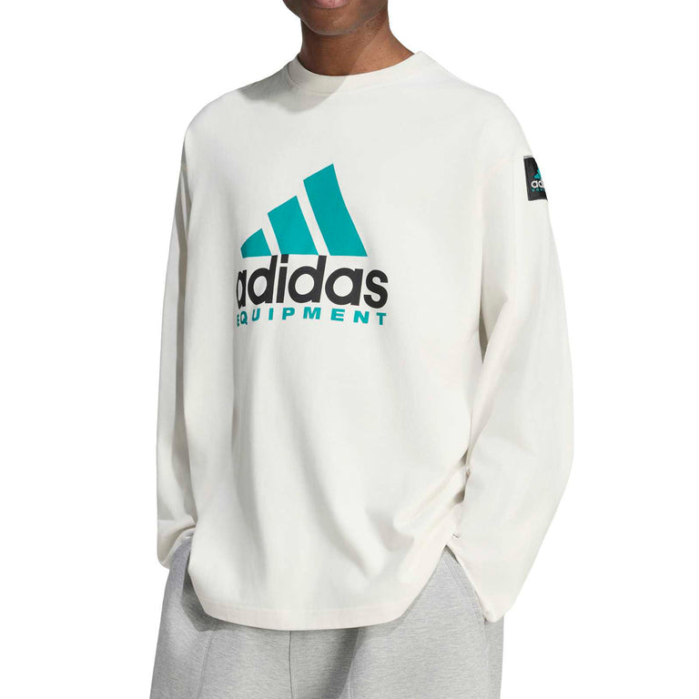 Adidas	Equipment Essentials Longsleeve Tee - XXL / Cloud White - 2
