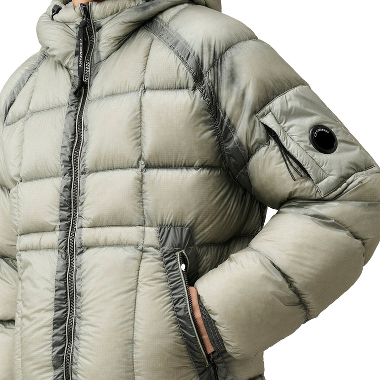 C.P. Company D.D. Shell Hooded Down Puffer Jacket - XXL / Flint Grey - 4

