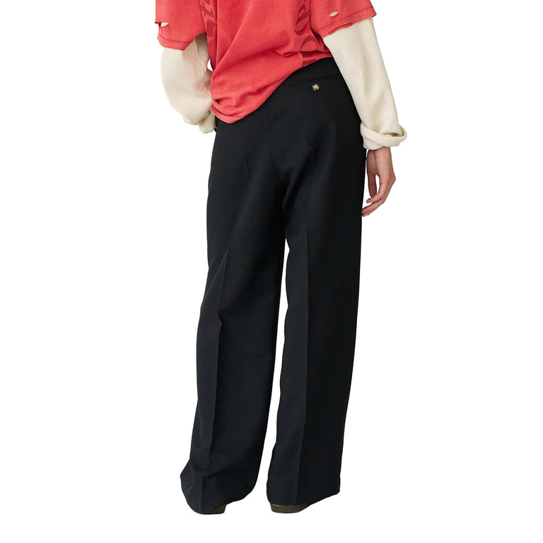 Stockholm Surfboard Club Elaine Relaxed Fit Trousers - L / Black - 5