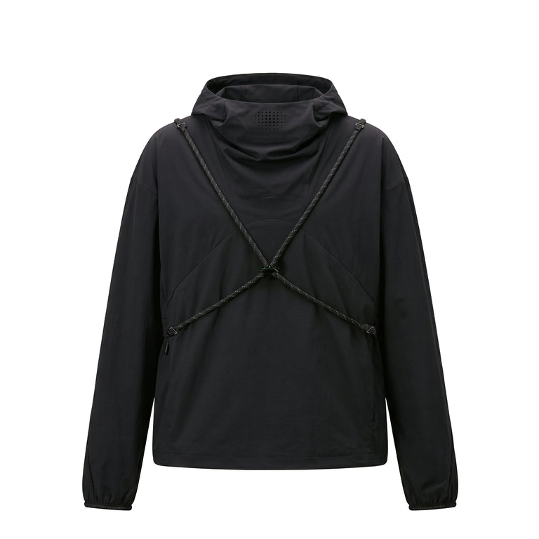 Nike	Tech Helios Dri-Fit Convertible Pullover Top - XXL / Black / Black - 1
