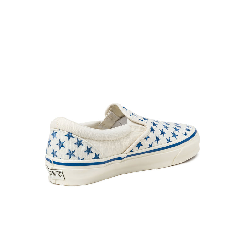 Vans Classic Slip-On *Stars* - 42 / White / Blue - 3