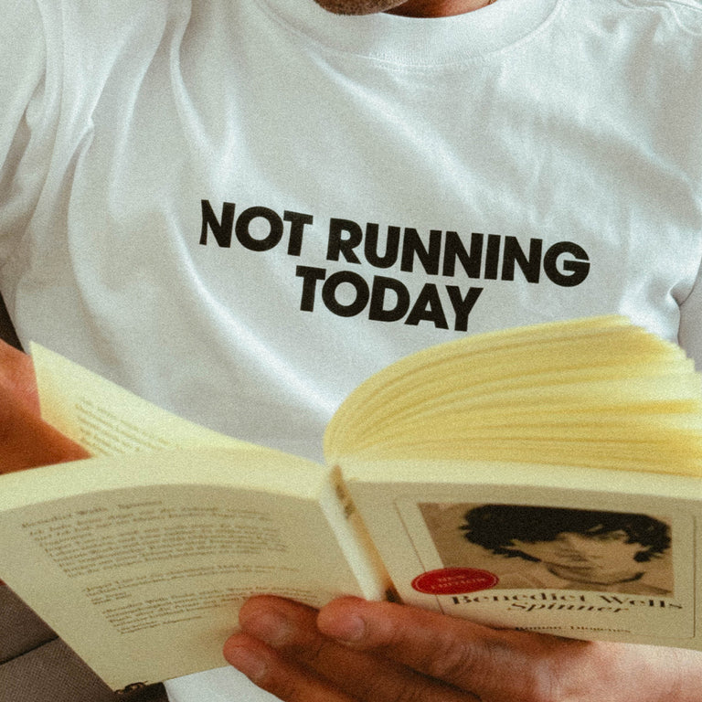 Bad Habits Not Running Today T-Shirt onfeet