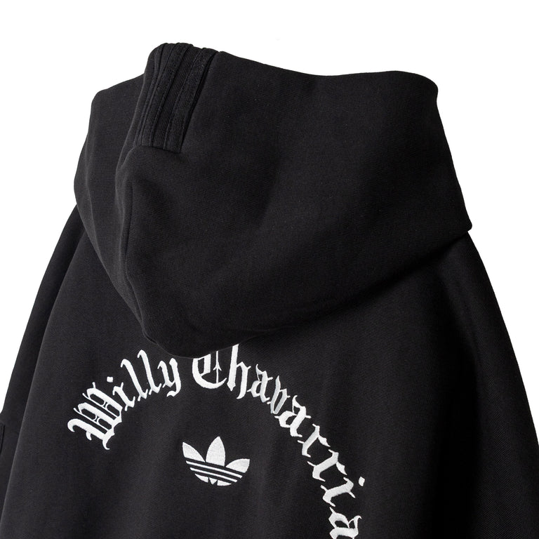 Adidas x Willy Chavarria Heavyweight Zip Hoodie - XXL / Black - 4