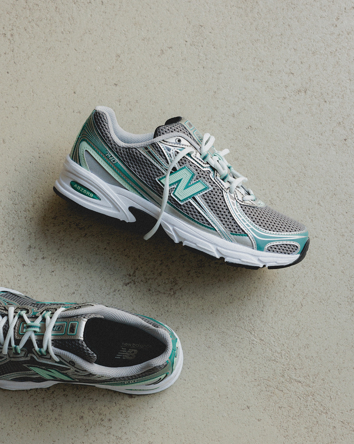 靴 NEW BALANCE U740CG2 23cm New Balance U740CG2 SILVER/PURPLE（ニューバランス U740CG2