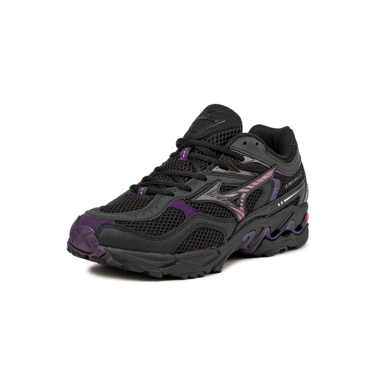 Mizuno Wave Mustang 4 LS - 41 / Black / Fuchsia Purple / Blackberry - 2