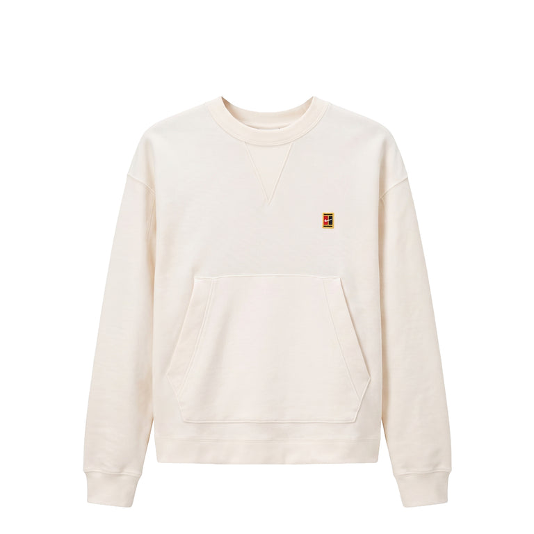 Nike Club Rules French Terry Crewneck - XXL / Sail / Black
