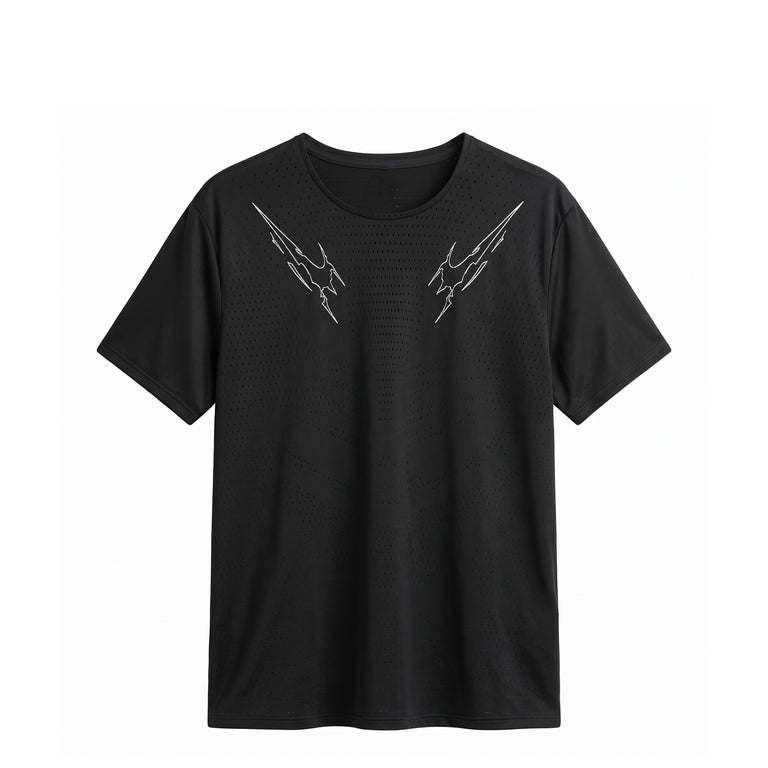 Nike	Aeroswift Dri-Fit ADV Short-Sleeve Graphic Running Top - XXL / Black
